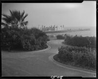 Santa Monica Pier from Palisades Park, Santa Monica, 1928