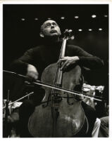 Janos Starker playing the cello, 1986 [descriptive]