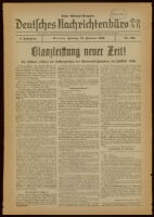 Deutsches Nachrichtenbüro. 5 Jahrg., Nr. 228, 1938 February 18, Erste Mittags-Ausgabe