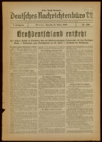 Deutsches Nachrichtenbüro. 5 Jahrg., Nr. 430, 1938 March 18, Erste Nacht-Ausgabe
