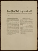 Deutsches Nachrichtenbüro. Map Supplement 7: Blatt 4