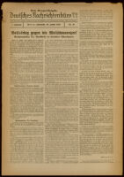 Deutsches Nachrichtenbüro. 7 Jahrg., Nr. 70, 1940 January 20, Erste Morgen-Ausgabe