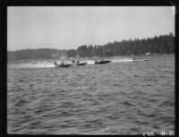 Outboard motorboats, Lake Arrowhead, [1929?]
