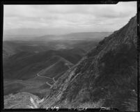 Mountainside and valley near Magic Mountain, Ventura County, 1930