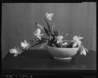 Japanese style flower arrangement by Margaret Preininger, Los Angeles, 1935