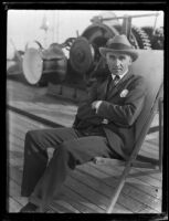 Adelbert Bartlett aboard S.S. Leviathan, [1930-1933?]