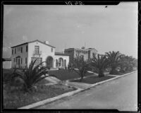 Spanish-style houses on Georgina Avenue, Santa Monica, 1928