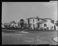 Two-story Spanish-style house on street corner, Santa Monica, 1928