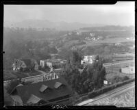 Residential hillside neighborhood, Santa Monica, 1928