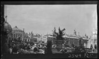 General view towards the central portion of the Alaska-Yukon-Pacific Exposition grounds, Seattle, 1909