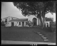 House on Adelaide Drive next door to Harry Motson Gorham residence, Santa Monica, 1928