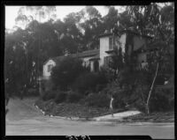Spanish-style house on hillside, Palos Verdes Estates, 1929