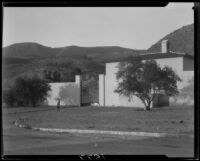 House and gate, Palos Verdes Estates, 1929