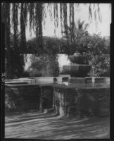 Fountain, Mission San Fernando Rey de España, Los Angeles, 1929
