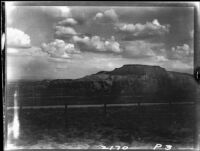 Mesa and clouds, Kansas, Colorado, or New Mexico, 1925