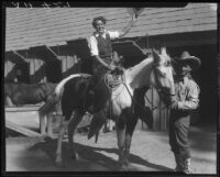 Rodeo performers, Lake Arrowhead Rodeo, Lake Arrowhead, 1929