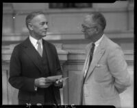 Charles Vickrey and unidentified man, [1932?]