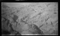 Aerial view of mountainous area during the filming of Contact, [Pakistan?], 1932