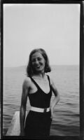 Margaret Rotha at the Sea of Galilee, Tiberias (vicinity), 1932