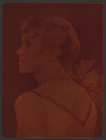 Peggy Hamilton modeling an evening gown, circa 1927-1929