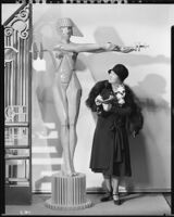 Mrs. Frank H. Schofield at Warner Bros. Studio, Burbank, 1931