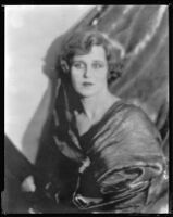 Actress June Marlowe (possibly) in evening attire, circa 1927-1933