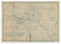 Map of the Los Angeles Division, Southern Pacific Company