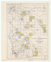 Key map of mission Indian reservations, California