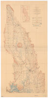 Topographic map of the Sacramento Valley, California