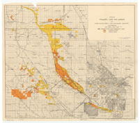 Map of Miller and Lux Inc. lands in Kings, Tulare, Kern and San Luis Obispo counties, California