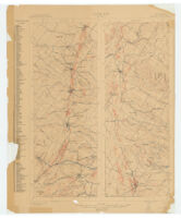 U.S. Geological Survey Claim Map: Sheet 1; California Mother Lode District: Two-sided