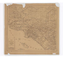 Map of Los Angeles & Orange Counties, Cal