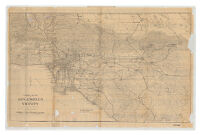 Automobile Road Map of Los Angeles and Vicinity, California