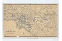Automobile road map of Los Angeles & vicinity, California