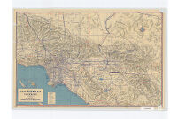 Road map of Los Angeles and vicinity, California