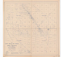 Map of the Lost Hills Oil Field and North Belridge Oil Field Kern County, CA