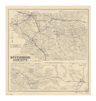 Automobile Road Map of Riverside County