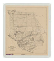 Map of Ventura County, California as compiled by the Office of the County Surveyor