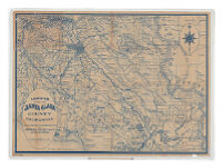 Denny's pocket map, Santa Clara County, California