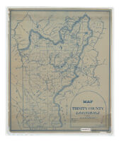 Map of Trinity County, California