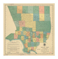 Index map to County Surveyor’s sheets of Los Angeles County