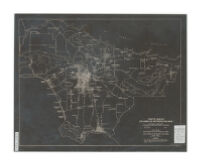 Map showing distribution of population, Los Angeles Metropolitan Area, as of 1924