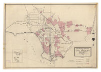 Southern portion of Los Angeles County showing incorporated cities & c, 1937