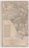 Map of Los Angeles County (Southern Portion) and Western Portion of Orange County