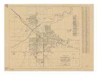 Street map of Bakersfield and suburban area