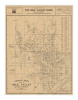 Thomas Bros.' map of Mill Valley, Marin County