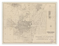 Map showing distribution of population, Los Angeles Metropolitan Area, as of 1924