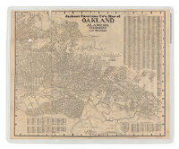 Jackson Furniture Co’s. map of Oakland, Alameda, Piedmont, San Leandro : Jackson’s map of Berkeley, Albany, North Oakland, El Cerrito & Emeryville
