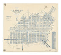 Official Map of the City of Red Bluff, Tehama County, California.