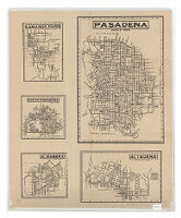 Pasadena and Vicinity Including Lamanda Park, Alhambra, Altadena and South Pasadena